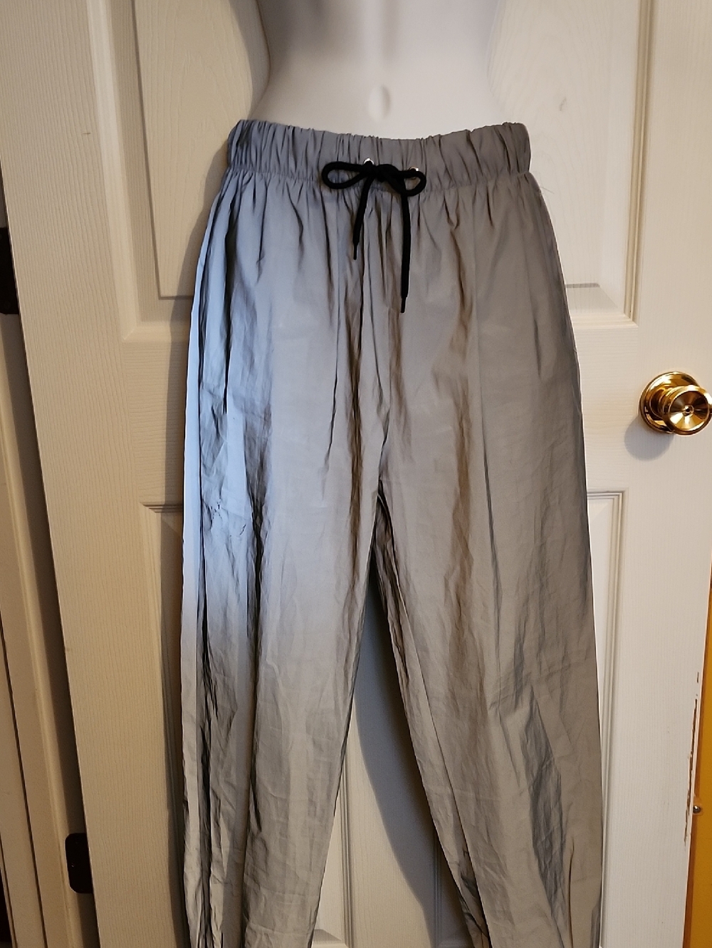 Reflective Drawstring Joggers
